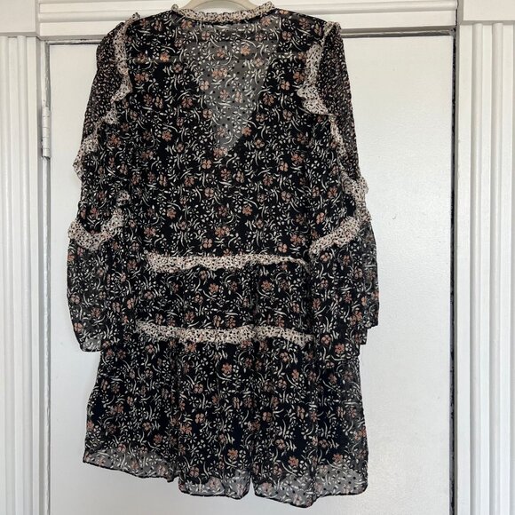 Ulla Johnson Essie Silk Floral Dress Size 8 - Picture 3 of 3